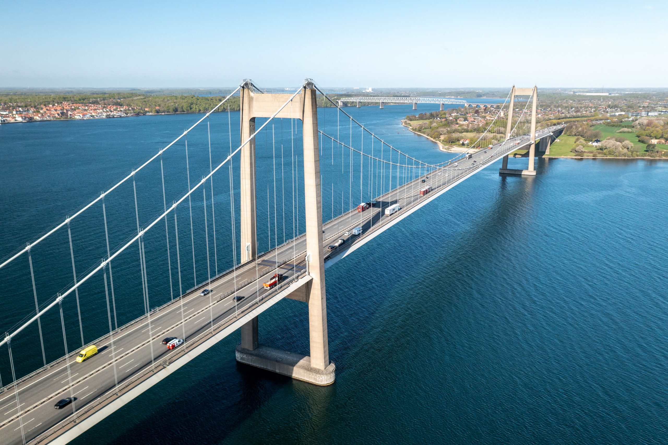 Ersetzt Asphalt auf der Neuen Kleinen-Belt-Brücke